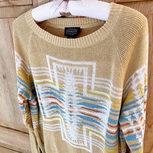 Pendleton Chief Joseph Harding Aztec Southwestern Sweater